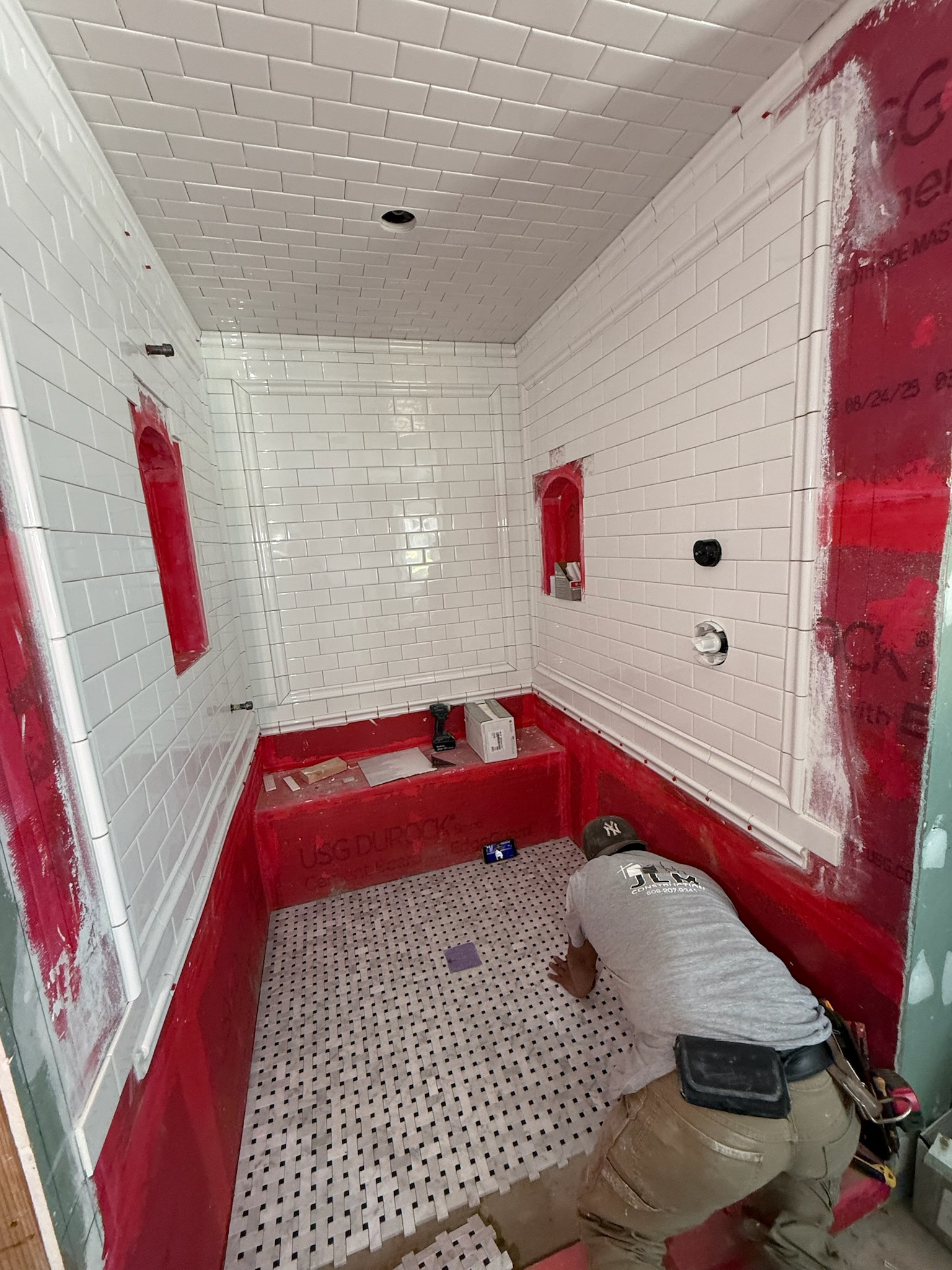 Bathroom Redgard Tile - Photo 7