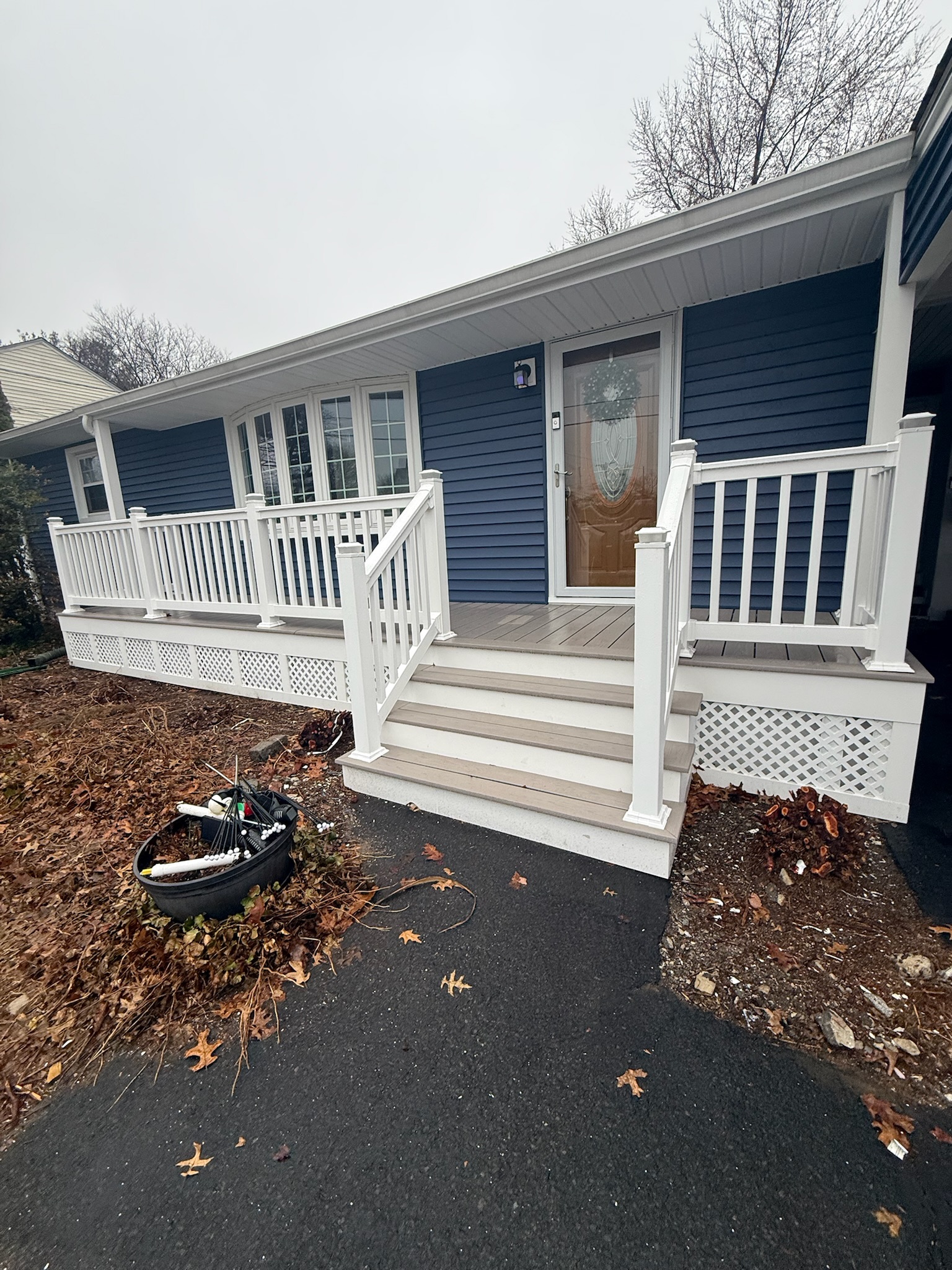 Deck Navyhouse Whitetrim - Photo 2