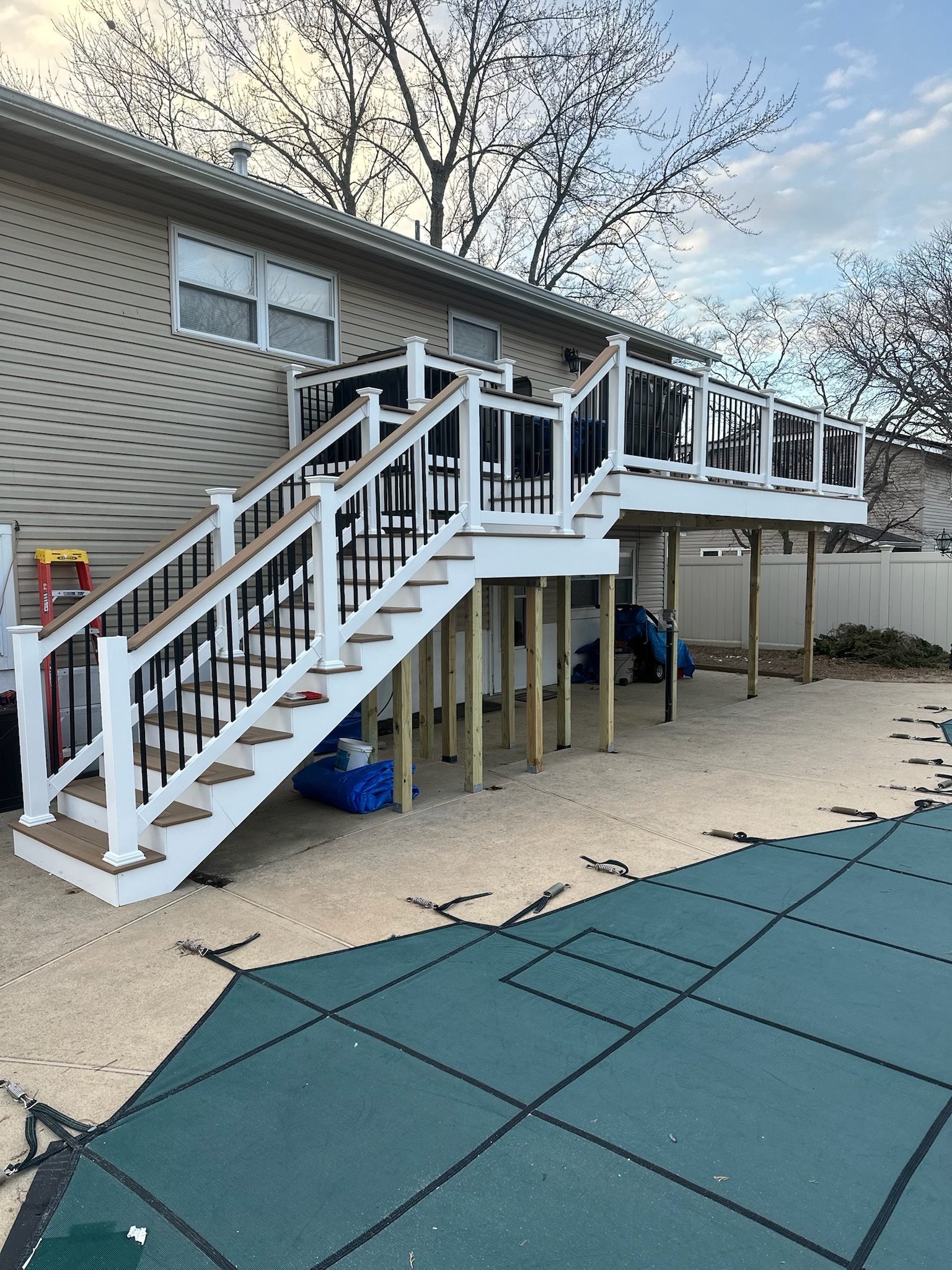 Deck Pool Whiterailing - Photo 11