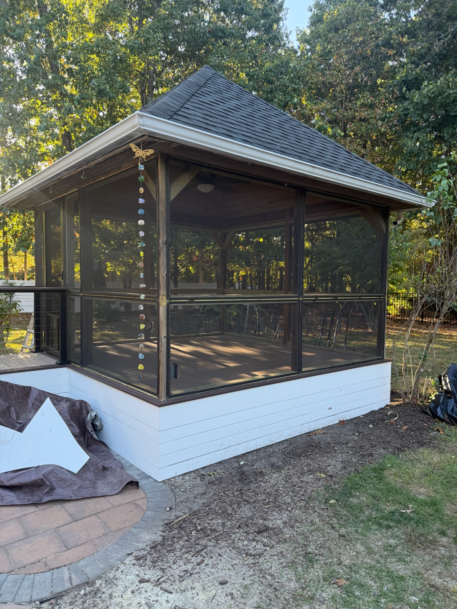 Gazebo Screened Black - Photo 4